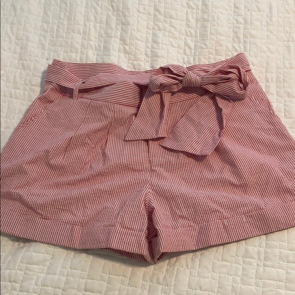 Lauren James seersucker shorts